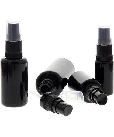 Violet Glass Spray Bottle | High Light Protection | Miron Glass with Kosmetex Black Pump Atomizer - Set of 3 x 50ml - Buy Online on GoSupps.com