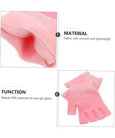 Healeved 4 Pairs Gel Gloves Fingerless Women Moisturizing Gloves Hand Moisturizer Gloves Hand Moisturising Gloves Cotton Moisturising Gloves for Knitting Miss Skin Care Pink Cosmetic - Buy Online on GoSupps.com
