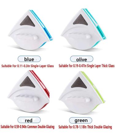 Double-Sided Magnetic Window Cleaner Glass Cleaning Brush Glass Wiper Household Cleaning Tools for Single Layer Double Sided Glass Wipe Thickness - Buy Online on GoSupps.com