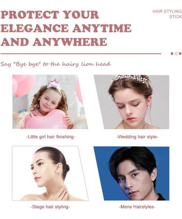 Cherry Blossom Hair Finishing Cream Hair Tamer Stick Long Lasting Non-Greasy Moisturizing and Shiny Styling Cream for Everyone - Buy Online on GoSupps.com