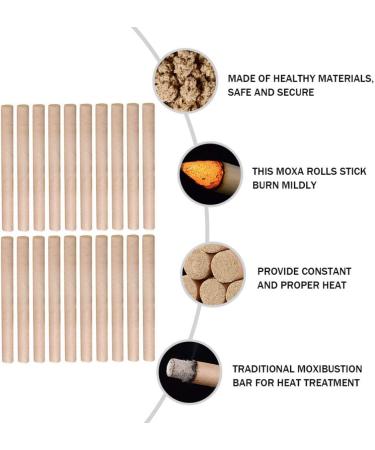 Exceart Portable Moxibustion Sticks 20 Premium Chinese Wormwood Moxa Sticks for Natural Healing | International Shipping Available - Buy Online on GoSupps.com