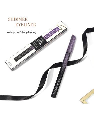 Kilshye Glitter Eyeliner Pen - Shimmering Purple Liquid Eye Liner for Long-Lasting Makeup | Pack of 1 for Women and Girls - Buy Online on GoSupps.com
