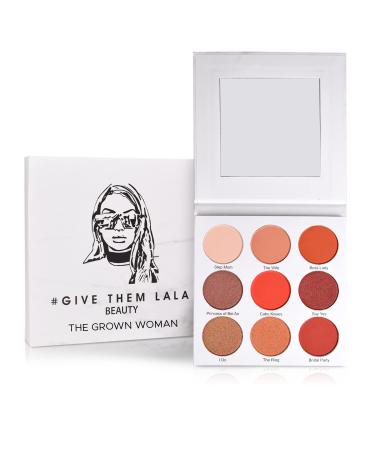 GIVE THEM LALA Beauty Eyeshadow Palette | Highly Pigmented Long Lasting Blendable Natural Eye Shadow Make Up Colors | Cruelty Free Beauty Products By Lala Kent (The Grown Woman Palette)