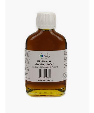 Sala Neem oil organic cold pressed with salamul (replaces Rimulgan) emulsifier 100ml NH glass