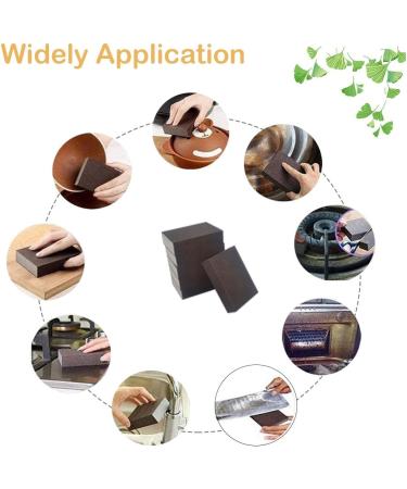 Krisler Carborundum Sponge Nano Emery Sponges Caspian Stone Pot Clean Brush Rust Eraser Grit Scouring Pads Pot Cleaning Pads with Carborundum Washing Kitchen Cleaner Tool 8pc 0.4 Inch (Pack of 8) - Buy Online on GoSupps.com