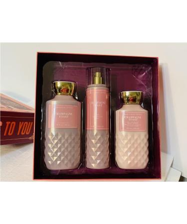 Champagne Toast Daily Trio | Shower Gel Fragrance Mist & Body Lotion | Bath & Body Works Gift Box - Buy Online on GoSupps.com