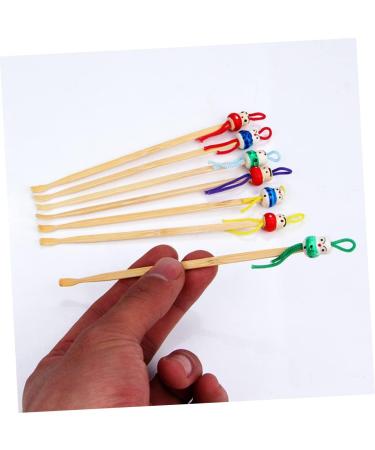 FRCOLOR 12pcs Ear Wax Remover Kit - Wooden Ear Picks & Stainless Steel Tools for Kids - Cartoon Bamboo Design - Effective Ear Cleaner - Buy Online on GoSupps.com