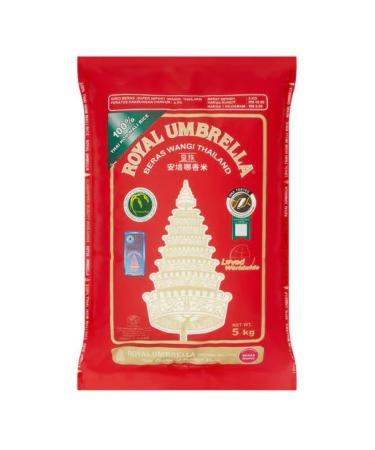MASRoyal Umbrella Thai Jasmine Rice 5Kg-Fd