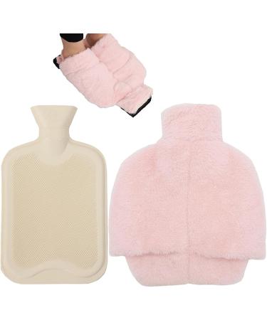 Yajexun Foot Warmer - Cozy Plush Foot Bag for Hot Water Bottle (2L) | Removable Thickened Design for Men & Women | Pink - Buy Online on GoSupps.com