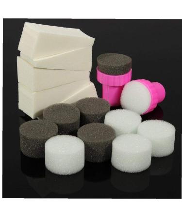 Gradient Nail Art Sponge Stamp Set - Ombre Nail Polish Template for DIY Manicure - Professional & Home Use - Buy Online on GoSupps.com