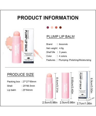 Maodom Lip Set - 4 Colors Lip Plumper Makeup Kit | Day and Night Lip Plumper Gloss Natural Lip Care Serums for Fuller Lips Moisturizer - Buy Online on GoSupps.com