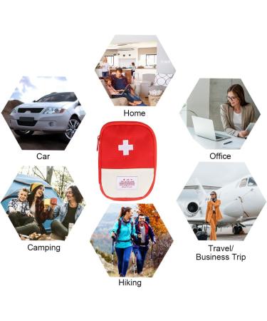 Jognee Small First Aid Bag Set - 2 Mini Empty First Aid Bags Waterproof Travel Pharmacy Bags for On-the-Go - Buy Online on GoSupps.com