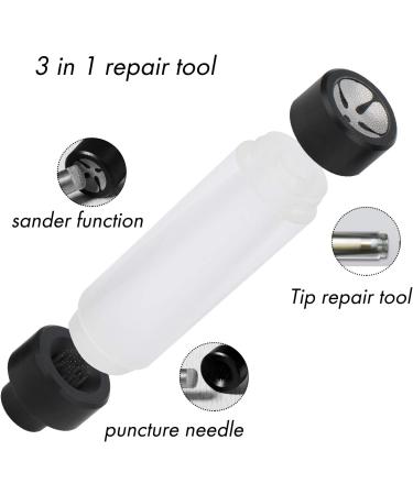 Dilwe 3 in 1 Cue Tip Tool - Multifunctional Billiards Accessory for Cue Repair and Care - Buy Online on GoSupps.com