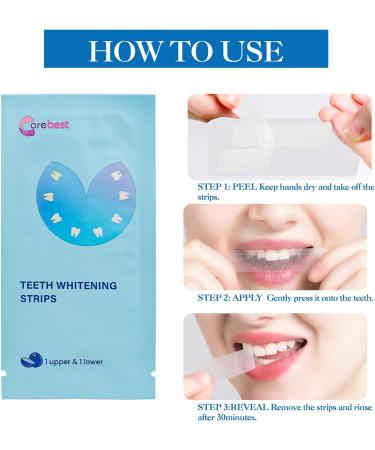 Sensitivity-Friendly Coconut Whitening Strips for Effective Teeth Stain Removal - Buy Online on GoSupps.com