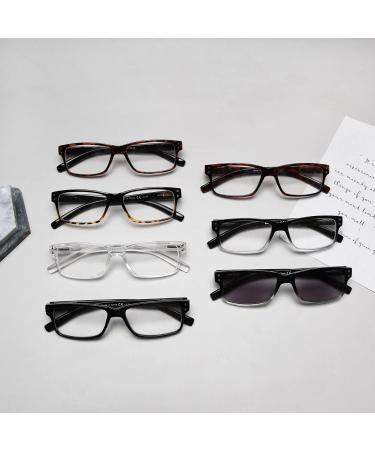 BLUELESS Vintage Reading Glasses for Men & Women - Black +1.00 | Stylish & Comfortable 1.0x Magnification - Buy Online on GoSupps.com