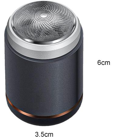 IVYARD Mini Electric Shaver - Portable One-Button Razor for Men Pocket Size Travel Shaver Ideal for Face Black - Buy Online on GoSupps.com