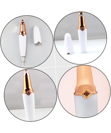 LOLIPPYY Multi Function USB Hair Removal Machine for Women Lightweight Painless Trimmer with Interchangeable Eyebrow Head Suitable for Face Underarms White - Buy Online on GoSupps.com