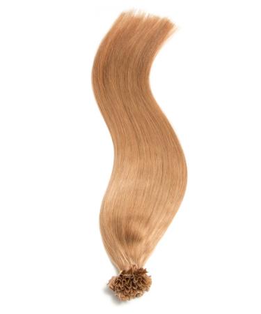 Buy 25x 1.0g Indian Remy Hair Extensions - U-Tip Keratin Bond 45cm #18 Dark Blonde - 100% Real Human Hair - Buy Online on GoSupps.com
