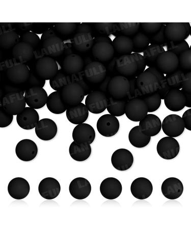 55Pcs LANIAFULL 15mm Silicone Beads Bulk Kit - Black Silicone Beads for Keychain & Jewelry Making - Buy Online on GoSupps.com