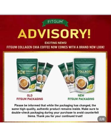 Fit Gum Collagen Chia Coffee - 11 in 1 Coffee Mix (3 Packs) - Buy Online on GoSupps.com