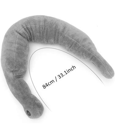 Buy Battery-Operated Vibrating Neck Massager Cushion | 2 Vibration Modes for Ultimate Relaxation - Gray - Buy Online on GoSupps.com