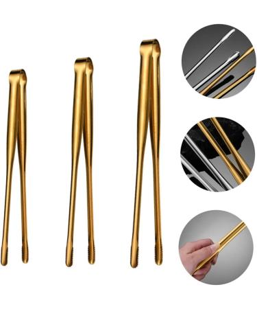 Alipis 3pcs Barbecue Tongs Bread Clip Sugar Cube Snail Food Stainless Barbecue Clip Multifunction Clamp - Buy Online on GoSupps.com