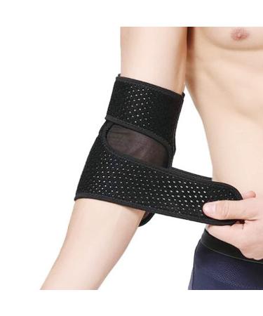 Adjustable Elbow Support for Tendonitis, Breathable Elbow Brace,Wrap forGolfers and Tennis,Workouts,Arthritis, Sports Injury Rehabilitation & Protection Against Reinjury,Pain Relief