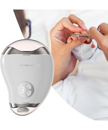 Cordless Electric Nail s - Nail Trimming Cutter Set | Toe Nail Trimming Cutter | Double-Head Trimming Nail Sharpener | 3-Speed Safe Mango Shape Adults Electric Nail Trimmer for Children White - Buy Online on GoSupps.com