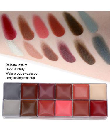 12 Colors Waterproof Body Paint - Sweatproof Makeup for Halloween & Birthday Parties - DIY Face Graffiti Color - Buy Online on GoSupps.com