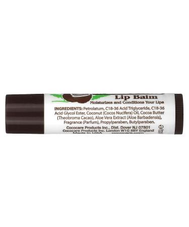 Cococare Coconut Lip Balm with Natural Coconut Oil | 0.15 Oz | Hydrating & Nourishing | Shop Internationally - Buy Online on GoSupps.com
