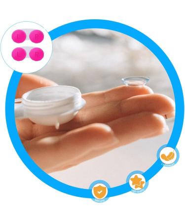 ZKHSeou 8-Pack Contact Lens Container | Portable & Travel-Friendly Colored Lens Holders for Home & On-the-Go - Buy Online on GoSupps.com