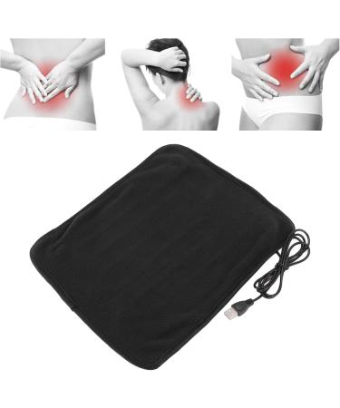 Fdit Electric Blanket USB Heating Pad - Multi-Level Temperature Control for Shoulder Neck Leg and Waist - Cozy Black Electric Throw - Buy Online on GoSupps.com