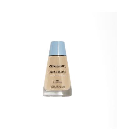 COVERGIRL Clean Matte Liquid Foundation Classic Ivory 1 oz (packaging may vary) Liquid Foundation Matte Foundation Lightweight Foundation Moisturizing Foundation Water Based Foundation Classic Ivory 510 1 Fl Oz (Pa... - Buy Online on GoSupps.com