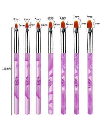 Buy Ebanku 14 PCs Professional Nail Brush Set for Gel & Acrylic Nail Art - International Shipping Available - Buy Online on GoSupps.com