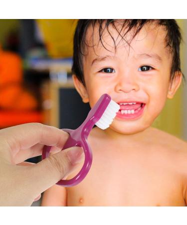 Minkissy 45 PTH False Toothbrush & Cleaner | Soft Manual Baby Toothbrush with Case | Safe Prothesis Cleaning for Toddlers - Buy Online on GoSupps.com