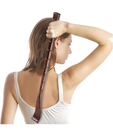 2PCS 19in Wooden Back Scratchers for Adults | Itching Relief | Handheld Bamboo Scratches for Men & Women - Buy Online on GoSupps.com