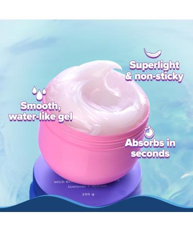 Aqualogica Illuminate + Hydra Gel Face Moisturizer | 24 Hour Deep Hydration for Oily to Combination Skin | with Wild Berries & Alpha Arbutin | Water-Like Gel Texture | 7.05 Oz/200g - Buy Online on GoSupps.com