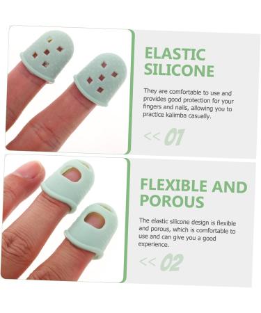 2 Pairs Kalimba Finger Cots | Silicone Thumb Protectors & Covers for Optimal Playing Comfort - Buy Online on GoSupps.com