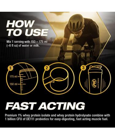 PVL ISOGOLD Grass Fed - Premium Isolate 100% Whey Protein Shake (908 g (Pack of 1) Vanilla) Vanilla ice cream 908 g (Pack of 1) - Buy Online on GoSupps.com