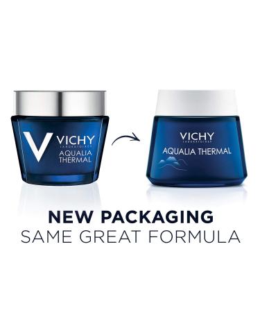 Vichy Aqualia Thermal Spa Night Cream & Overnight Mask with Hyaluronic Acid - 2.54 Fl. Oz - Buy Online on GoSupps.com