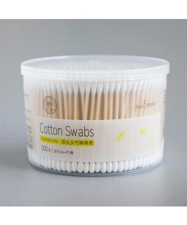 Nuobesty 500 Pcs Cotton Swabs - Double-Headed Hygienic Swabs for Ear Eyeshadow and Wound Care | International Shipping - Buy Online on GoSupps.com