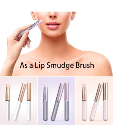 UNIMEIX 3 Pack Lip Blending Brush Set - Round Head Lipstick Smudge & Concealer Brushes for Perfect Lip Gloss Application (Purple) - Professional Makeup Tools - Buy Online on GoSupps.com