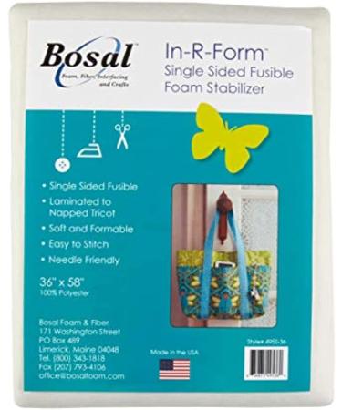 Bosal In-R-Form Single Sided Fusible 1 Yard Foam Stabilizer - Premium Quality for Crafting and Sewing Projects - Buy Online on GoSupps.com