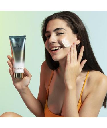 Santa Monica Skincare-Pi a Colada Cr me bronzante et hydratante pour le visage et le corps Revitalise Hydrate et Tonifie la Peau Convient tous les types de peau-200ml - Buy Online on GoSupps.com
