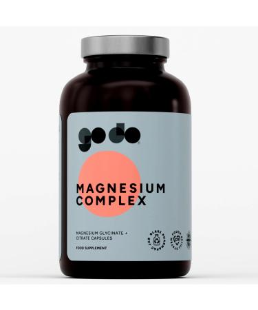 Fitness Health Magnesium Complex Glycinate and Citrate High Absorption Capsules for Sleep and Muscle Support (365 Capsules)