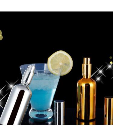 Shop Portable 100ml Glass Perfume Spray Bottle - Refillable Fine Mist Atomizer (Gold) - International Shipping Available - Buy Online on GoSupps.com