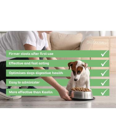Dog Doctors Tummy Settler: Fast Relief from Loose Stools - 50 Servings for Digestive Issues & Diarrhea - Suitable for All Breeds - Includes Syringe (250ml) - Buy Online on GoSupps.com