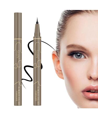 Eyeliner - High-Pigmented Precision Ink Eyeliner Smudge Resistant Long Lasting Eyeliner All Day Waterproof Eyeliner Makeup Jiem-ca 01# Black