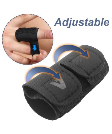 TopBine 3 Pack Black Finger Splint | Elastic Finger Cuffs & Sports Bandage for Optimal Finger Protection - Buy Online on GoSupps.com