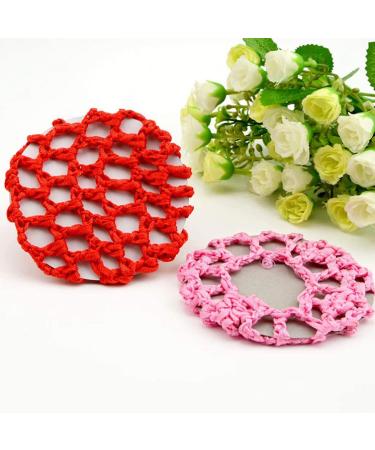Lurrose 14pcs Crochet Hair Net Bun Cover | Colorful Hair Covers for Sleeping & Styling - Shop Now! - Buy Online on GoSupps.com